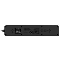 Сетевой фильтр питания REAL-EL RS-Protect 505, 1.8m, black Фото 9