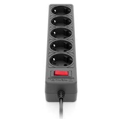 Сетевой фильтр питания REAL-EL RS-Protect 505, 1.8m, black Фото 2