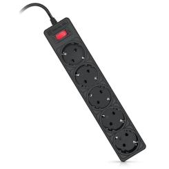 Сетевой фильтр питания REAL-EL RS-Protect 505, 1.8m, black Фото 4