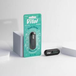 Ароматизатор для автомобиля VITOL Flash Drive White Sands Фото 1