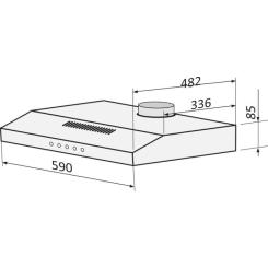 Вытяжка кухонная DAHATI CH-60S Фото 4
