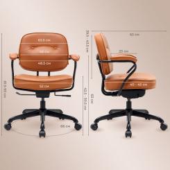 Офисное кресло Sihoo L3 PVC Brown Фото 18