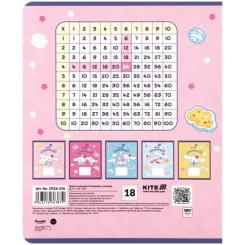 Тетрадь Kite Cinnamoroll, 18 аркушів, клітинка Фото 6