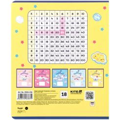 Тетрадь Kite Cinnamoroll, 18 аркушів, клітинка Фото 8