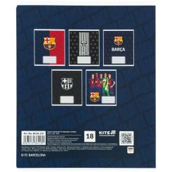 Тетрадь Kite FC Barcelona, 18 аркушів, лінія Фото 11