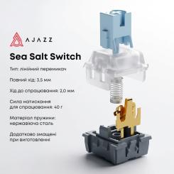 Клавиатура Ajazz AK820 Sea Salt Switch RGB USB-C UA Black Фото 9