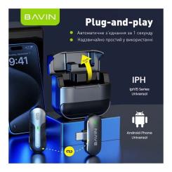 Микрофон BAVIN MP-100 Type-C Black Фото 5