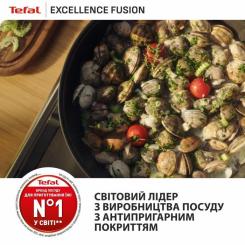 Сковорода Tefal Excellence Fusion, 28см, чорний Фото 9