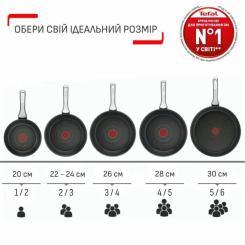 Сковорода Tefal Excellence Fusion, 28см, чорний Фото 11