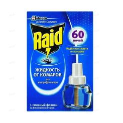 Жидкость для фумигатора Raid Проти комарів 60 ночей Фото