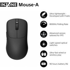 Мышка Sony INZONE Wireless/USB Black Фото 1