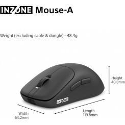 Мышка Sony INZONE Wireless/USB Black Фото 3