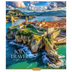 Тетрадь Школярик Star Join Travel 60 листов клетка Фото 4