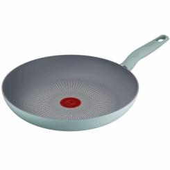 Сковорода Tefal Halo EUCALYPTUS, 28см, алюміній, бакеліт, сірий Фото