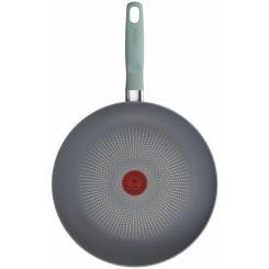 Сковорода Tefal Halo EUCALYPTUS, 28см, алюміній, бакеліт, сірий Фото 1