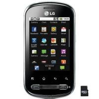 Мобильный телефон LG P350 (Optimus Me) Titanium Black Фото