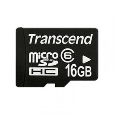 Карта памяти Transcend 16Gb microSDHC class 4 Фото