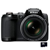 Цифровой фотоаппарат Nikon Coolpix L120 black Фото