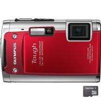 Цифровой фотоаппарат Olympus TG-610 red (WP 5m) Фото