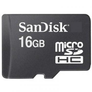 Карта памяти SanDisk 16Gb microSDHC class 4 Фото