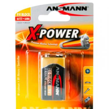 Батарейка Ansmann Крона Alkaline X-Power 6LF22 / 6AM6 * 1 Фото