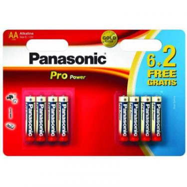 Батарейка Panasonic AA PRO POWER * 8(6+2) Фото
