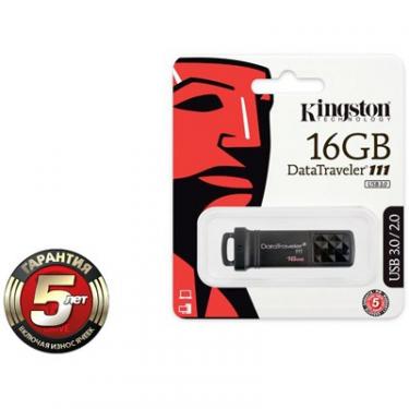 USB флеш накопитель Kingston 16Gb DataTraveler DT111 Black Фото 2