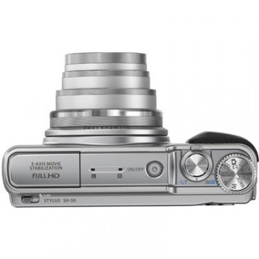 Цифровой фотоаппарат Olympus SH-50 silver Фото 2