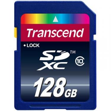 Карта памяти Transcend 128Gb SDXC class 10 Фото