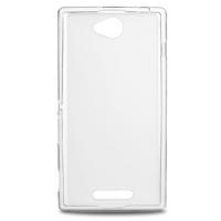 Чехол для мобильного телефона Drobak для Sony C2305 Xperia C(White Clear)Elastic PU Фото