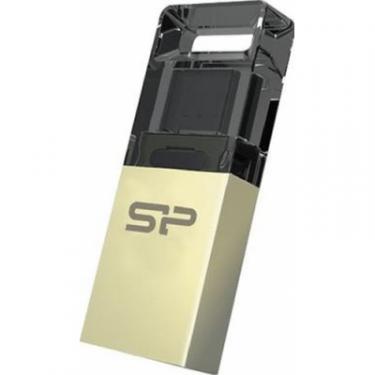 USB флеш накопитель Silicon Power 16Gb Mobile X10 , OTG, Champague Фото 1