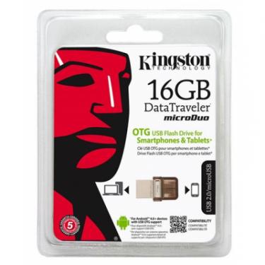 USB флеш накопитель Kingston 16Gb DT MicroDuo Фото 8