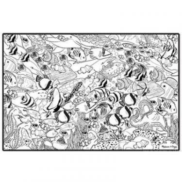 Набор для творчества Melissa&Doug Огромная настенная раскраска "Тропическая морская Фото