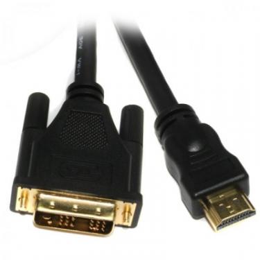 Кабель мультимедийный Viewcon HDMI to DVI 18+1pin M, 5.0m Фото