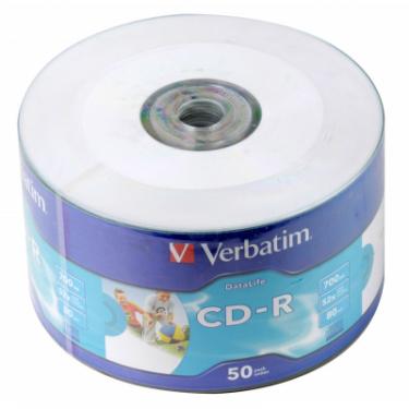 Диск CD Verbatim CD-R 700Mb 52x WrapTape Extra PRINTABLE Фото