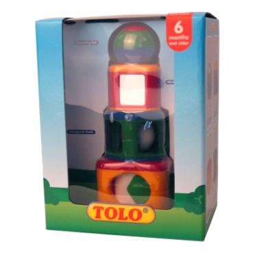 Развивающая игрушка Tolo Toys пирамидка с шаром Фото 1