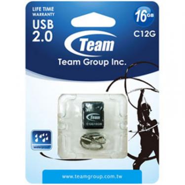 USB флеш накопитель Team 16GB C12G Black USB 2.0 Фото 4