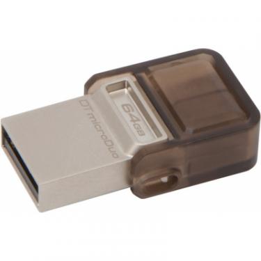 USB флеш накопитель Kingston 64GB DT MicroDuo USB 2.0 Фото 1