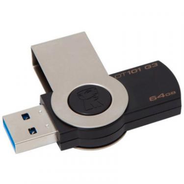 USB флеш накопитель Kingston 64GB DataTraveler 101 G3 Black USB 3.0 Фото 4