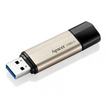 USB флеш накопитель Apacer 64GB AH353 Champagne Gold RP USB 3.0 Фото 2