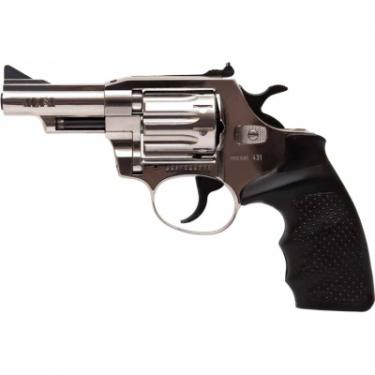 Револьвер под патрон Флобера Alfa 431 (никель, пластик) Фото