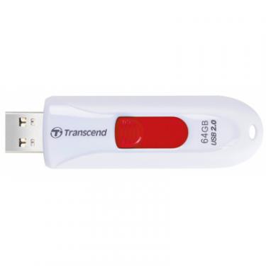 USB флеш накопитель Transcend 64Gb JetFlash 590 White USB 2.0 Фото 1