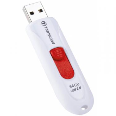 USB флеш накопитель Transcend 64Gb JetFlash 590 White USB 2.0 Фото 2