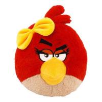 Мягкая игрушка Angry Birds Птичка-девочка красная Фото