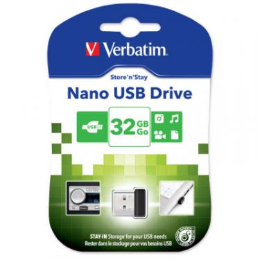 USB флеш накопитель Verbatim 32GB Store 'n' Stay NANO USB 2.0 Фото 2