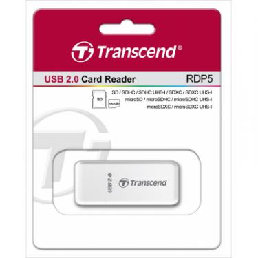 Считыватель флеш-карт Transcend TS-RDP5W Фото 2