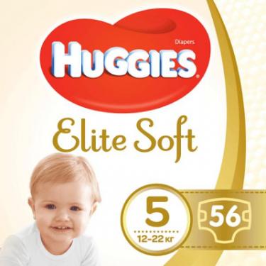 Подгузники Huggies Elite Soft 5 Mega (12-22 кг) 56 шт Фото