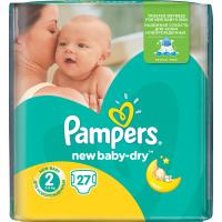 Подгузники Pampers New Baby-Dry Mini Размер 2 (3-6 кг), 27 шт Фото 1