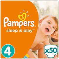 Подгузники Pampers Sleep & Play Maxi Размер 4 (8-14 кг), 50 шт Фото