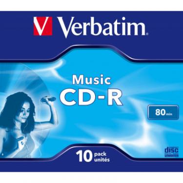 Диск CD Verbatim CD-R 700Mb 16x Jewel Case 10 Pack Music Фото 1